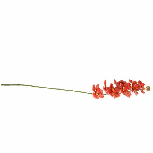 Floristik24 Künstliche Orchidee Phaelaenopsis Rot, Orange H81cm