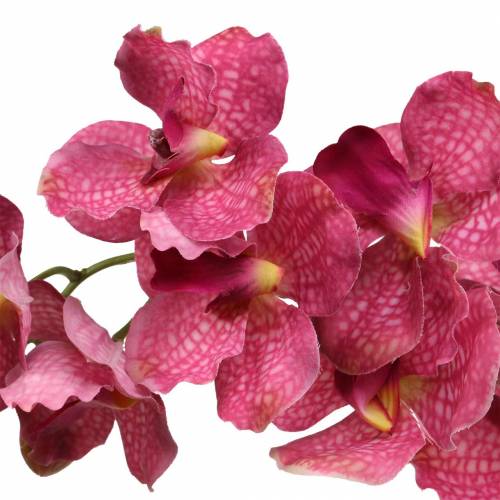 Floristik24 Künstlicher Orchideenzweig Pink H83cm