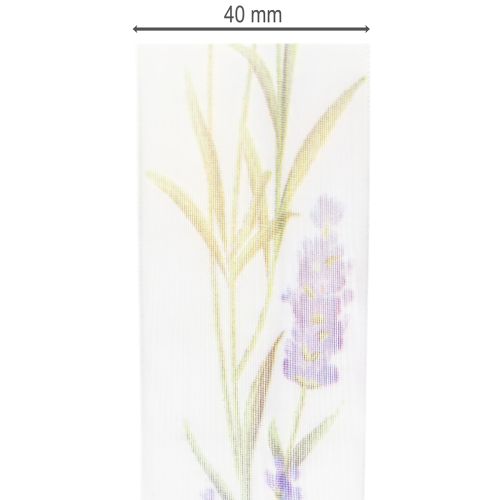 Artikel Organzaband Chiffonband Dekoband Lavendel 40mm 20m