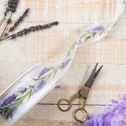 Artikel Organzaband Chiffonband Dekoband Lavendel 40mm 20m