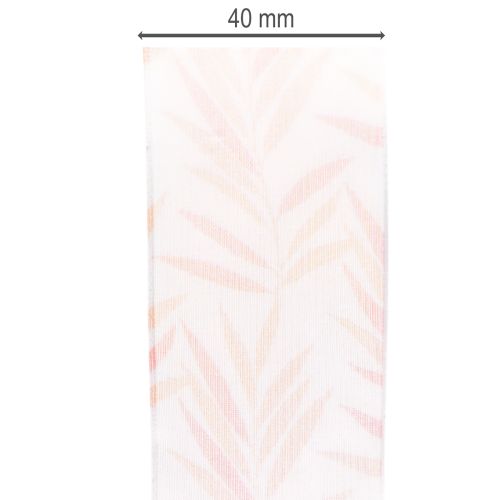 Artikel Organzaband Chiffonband Dschungel Orange 40mm 15m