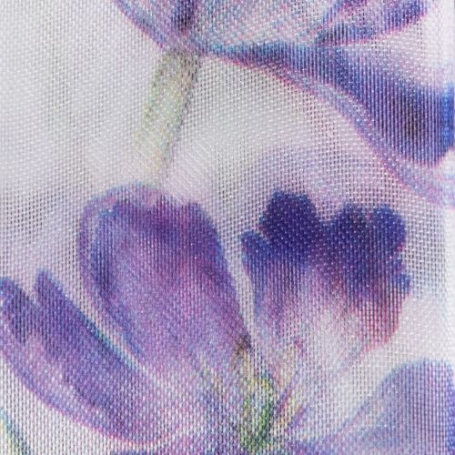 Organzaband Chiffonband Papageientulpen Lila 40mm 18m | Floristik24.de