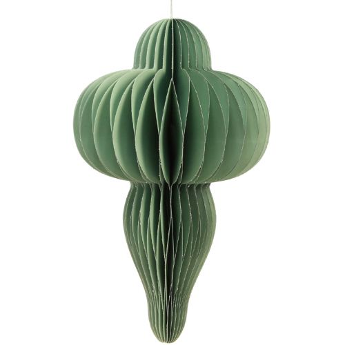 Floristik24 Festlicher Mint Weihnachtsschmuck Papier Ornament Set 2 H40cm