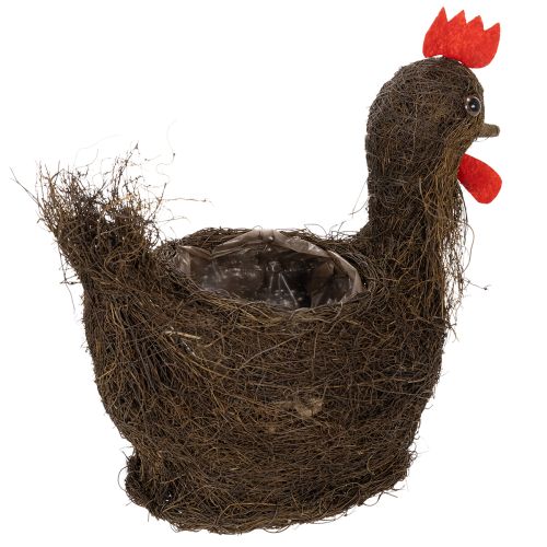 Artikel Osterdeko Pflanzkorb Reben Deko Huhn zum Bepflanzen 36cm