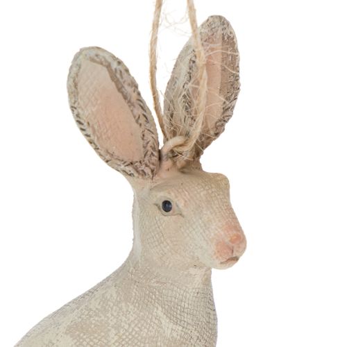 Artikel Osterhase Figur zum Aufhängen Osterdeko Polyresin H9,5cm 4St