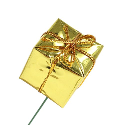 Floristik24 Päckchen 2,5cm am Draht gold 60St