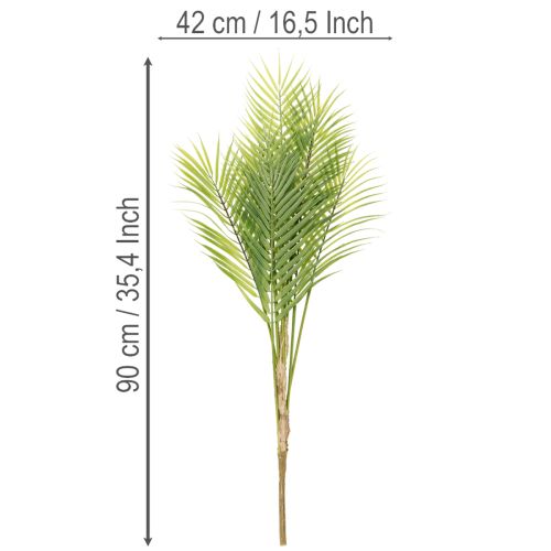 Künstlicher Palmenzweig Kunstpflanze für Arrangements 90cm | Floristik24.de