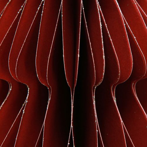 Artikel Papier Tannenbaum Bordeaux Weihnachtsanhänger H20cm