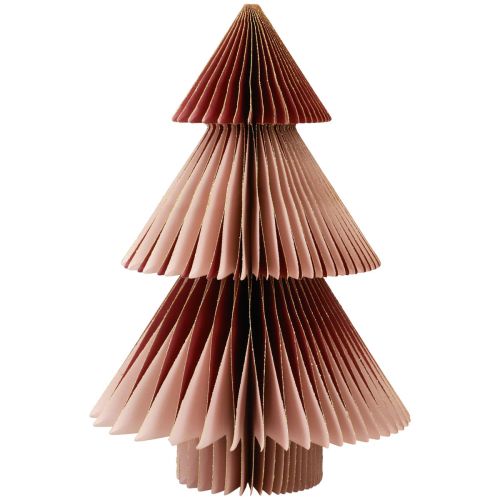 Floristik24 Papier Weihnachtsbaum Papier Tannenbaum Bordeaux H30cm