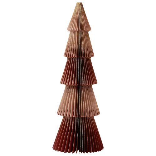 Floristik24 Papier Weihnachtsbaum Papier Tannenbaum Bordeaux H60cm