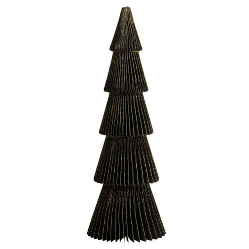 Papier Weihnachtsbaum Papier Tannenbaum Schwarz H60cm