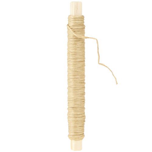 Artikel Papierkordel Draht umwickelt Ø0,8mm 22m Natur