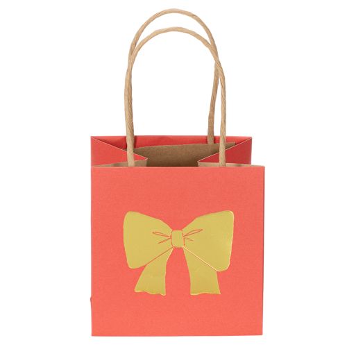 Geschenktüte Papier mit Schleifen Motiv 12 cm 8St | Floristik24.de