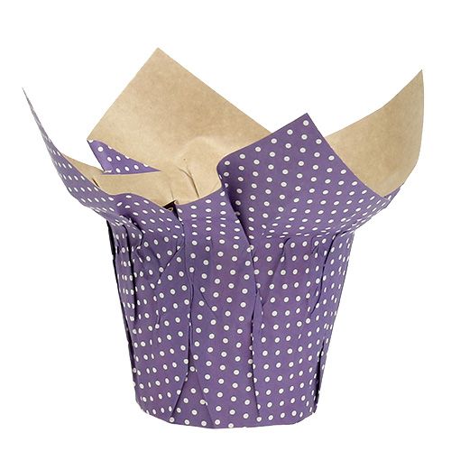 Floristik24 Papierübertopf Bunt Deko Blumentopf Papier 8St