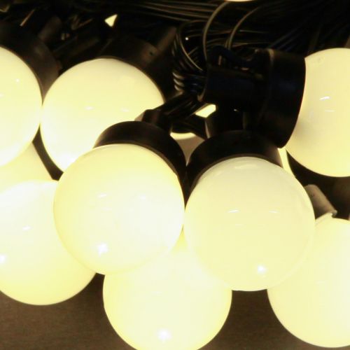 Artikel Partybeleuchtung LED Kugel Lichterkette Warmweiß L735cm