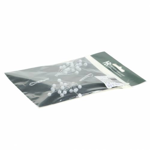 Floristik24 Perlenzweig Champagner L18cm 2 St