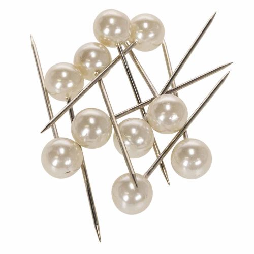 Perlkopfnadeln Champagner Ø15mm 75mm kaufen | Floristik24.de