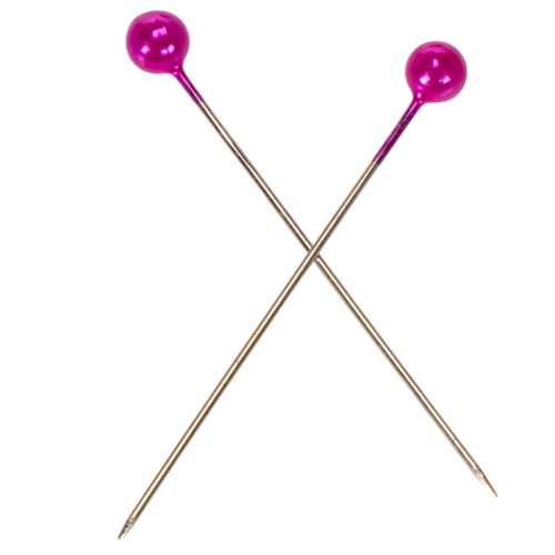 Perlkopfnadeln für Floristik Pink Ø4mm 40mm 150St | Floristik24.de