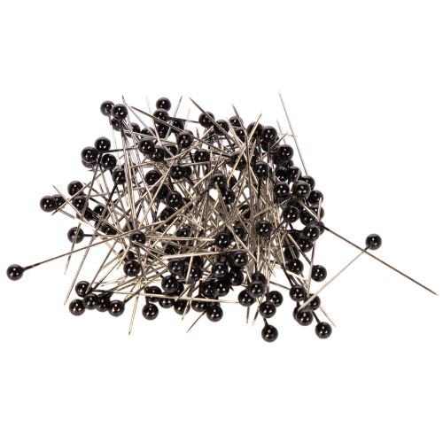 Perlkopfnadeln Schwarz Floristik Zubehör Ø4mm 40mm 150St kaufen | Floristik24.de
