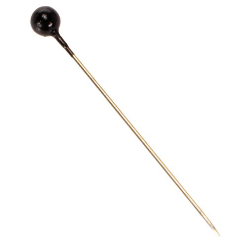 Perlkopfnadeln Schwarz Floristik Zubehör Ø4mm 40mm 150St | Floristik24.de