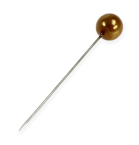 Perlkopfnadeln Dekonadeln Gold L60mm Perle 10mm DIY Hochzeit Perlen 