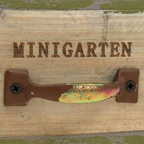 Floristik24 Pflanz-Schublade Holz 11,5cm x 11cm