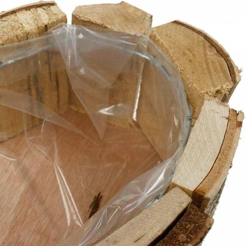 Artikel Pflanzgefäß, Holzschale Herzform, Pflanzkasten aus Birkenholz, Herzschale 27×28cm
