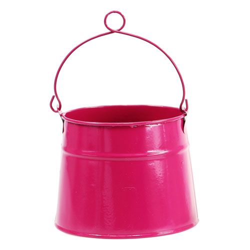 Floristik24 Pflanzgefäß Pink Ø12cm H11cm