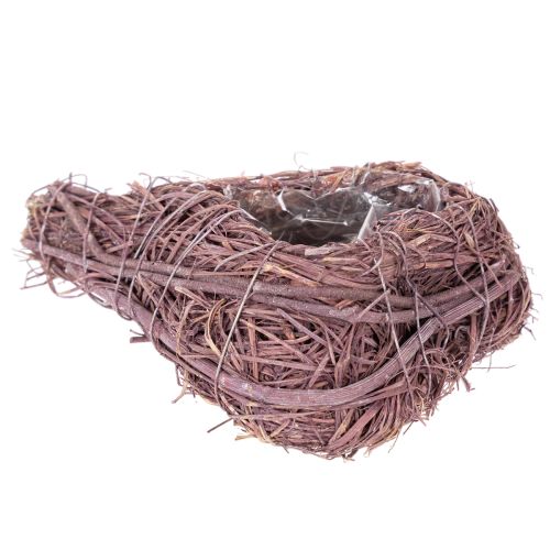 Schale Herzform Zweige mit Folieneinsatz für Gestecke 14cm 2St | Floristik24.de