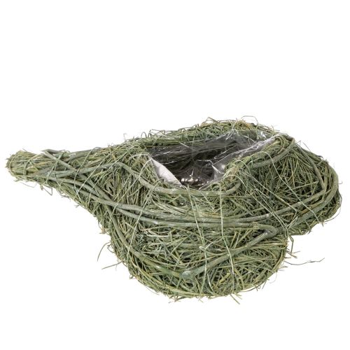 Pflanzherz aus Naturmaterial für Floristik mit Folie 25cm | Floristik24.de