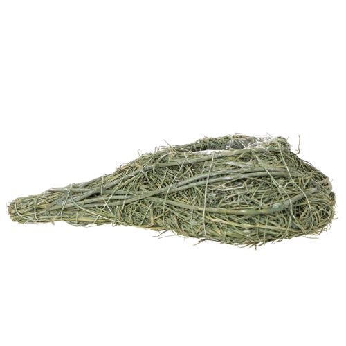 Pflanzherz aus Naturmaterial für Floristik mit Folie 25cm | Floristik24.de