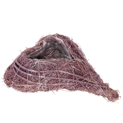 Pflanzherz mit Folie Dekoration zum Bepflanzen 24cm