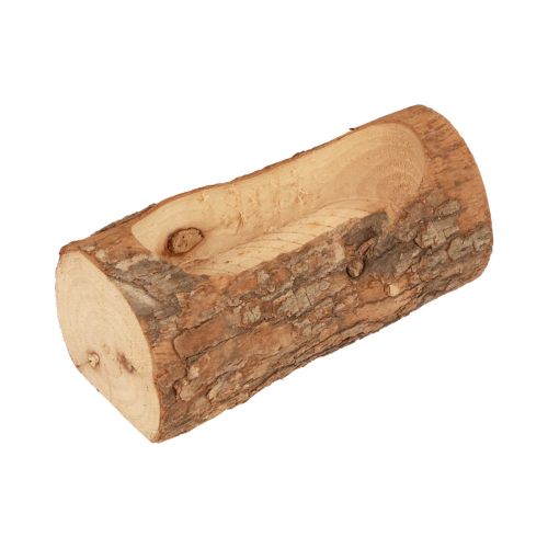 Floristik24 Pflanzkasten Holz Deko Rustikal Natur 20cm×8,5cm×7,5cm