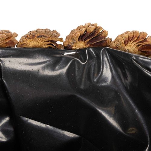 Schale aus Tannenzapfen rund