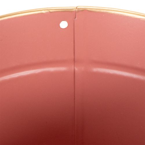 Pflanzkübel Blumentopf Metall Übertopf Ø13cm H12cm 4St | Floristik24.de