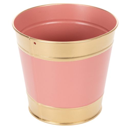 Pflanzkübel Blumentopf Metall Übertopf Ø13cm H12cm 4St | Floristik24.de