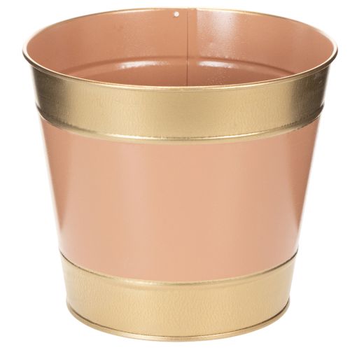 Pflanzkübel Blumentopf Metall Übertopf Ø17cm H14,5cm 4St | Floristik24.de