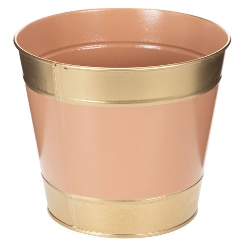 Pflanzkübel Blumentopf Metall Übertopf Ø17cm H14,5cm 4St | Floristik24.de