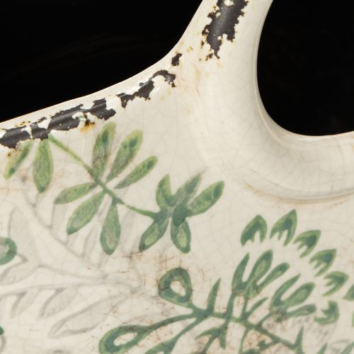 Artikel Keramik Tasche bepflanzen für Wohnbereich und Balkon 21cm