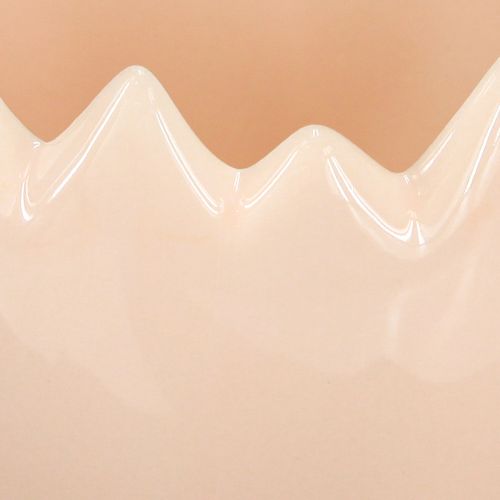 Artikel Blumentopf Eierförmig zerbrochene Kante zur kreativen Platzierung auf Fensterbank und Tisch 9cm 3St