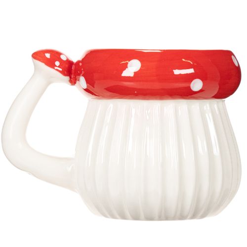 Tasse Keramik Fliegenpilz Design für Dekoration 10cm | Floristik24.de