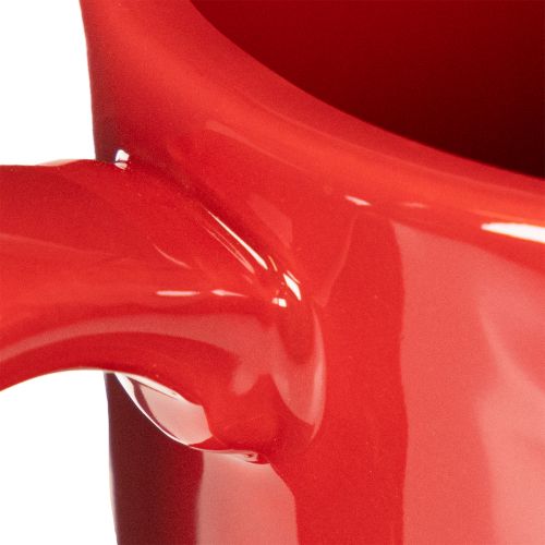 Tasse Deko groß mit Unterteller als Planztopf 17cm | Floristik24.de