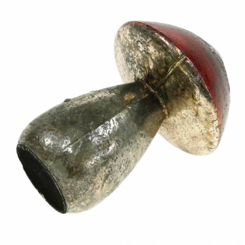 Floristik24 Deko-Pilz Dunkelrot Glas H13cm