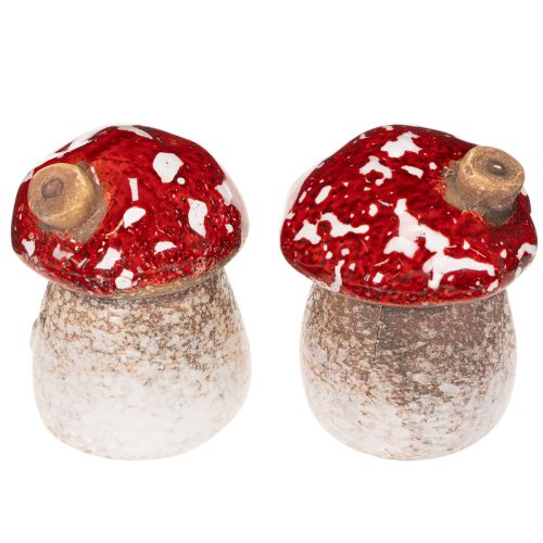 Pilzhaus Dekoration Miniatur Fliegenpilz 6cm 2St | Floristik24.de