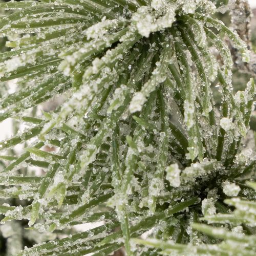 Künstlicher Tannenzweig großer Nadelzweig für Winterdekoration 55cm 3St | Floristik24.de