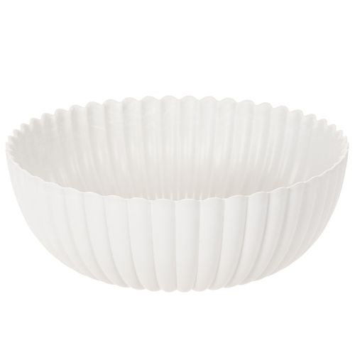 Schale Dekoschale geriffelt Große Form 25cm