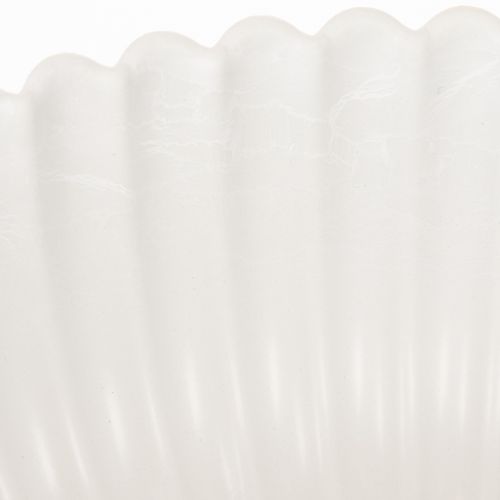 Schale Dekoschale geriffelt Große Form 25cm | Floristik24.de