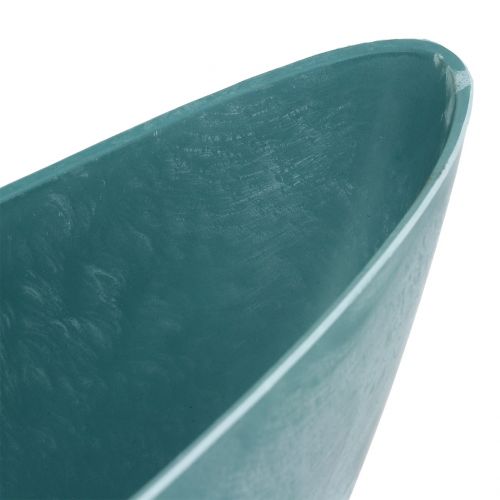 Floristik24 Deko-Schale Pflanzschale Blau 34cm x 10,5cm H11cm 1St