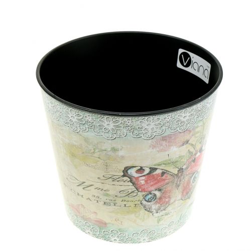 Floristik24 Pflanztopf Vintage Schmetterling Ø13cm