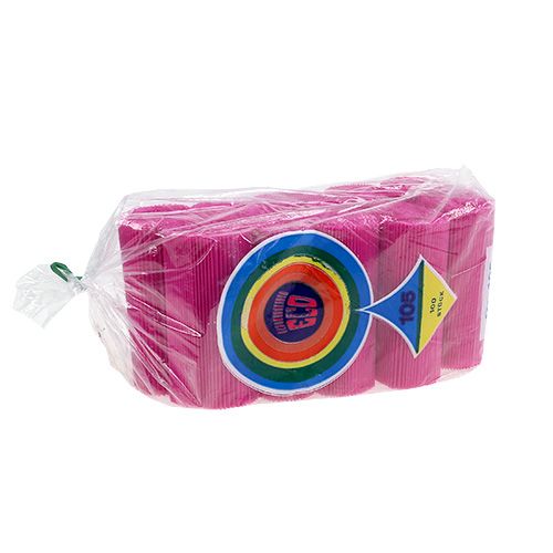 Floristik24 Plisseemanschetten Cerise 10,5cm 100 St.
